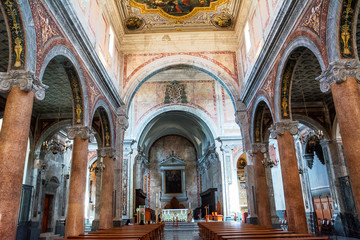 Interior of the Cathedral of Ostuni (Italy)