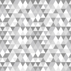 Triangles pattern in retro colors. Abstract vector geometric repeat background.