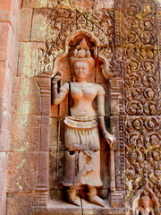 Apsara of Wat Phu , Lao