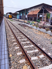 Fototapeta na wymiar Thai railway station in the north5