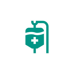 nutrition transfusion icon design. hanging medicine infusion medical healthcare vector illustration