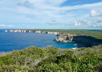 Paysage magnifique Pointe des Chateaux Guadeloupe
