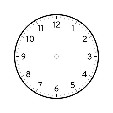 Clock Face Template Free from t4.ftcdn.net