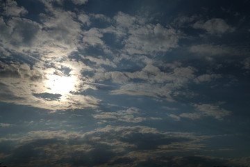 Abendhimmel im Mai bei Mainstockheim