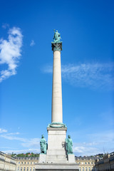 Obraz premium Anniversary column for Wilhelm I. King of Wuerttemberg, Stuttgart Germany