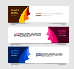 Modern banner design