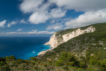 View of the cliffs near Shipwreck Cove