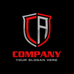 CA Initial Vector Logo Design