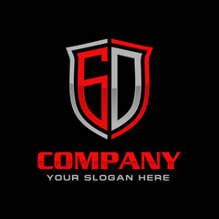 GD Initial Vector Logo Design
