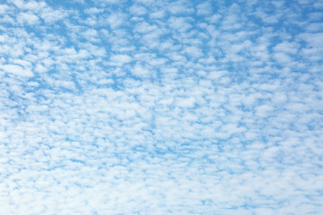 View of beautiful blue sky with white clouds