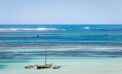 Amazing Diani beach seascape, Kenya