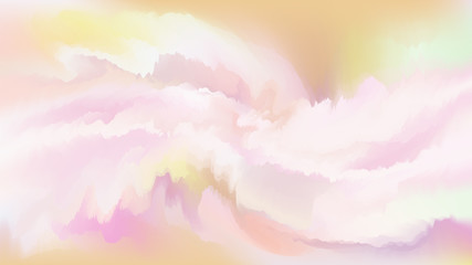 Pastel watercolor backdrop.  Fashion background. Watercolor brush strokes. Creative illustration. Artistic color palette. Vector illustration.