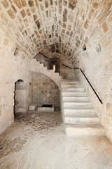 Inside Kolossi castle, Limassol, Cyprus