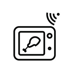 icon on square internet button