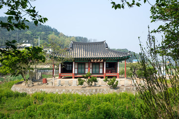 Korean Traditional Building in Jeongeup-si, south korea.