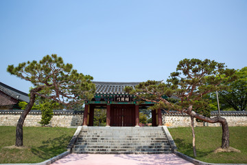 Hwangtohyeon Battlefield in Jeongeup-si, south korea.
