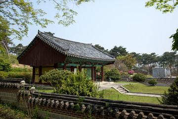 Fototapeta na wymiar Hwangtohyeon Battlefield in Jeongeup-si, south korea.