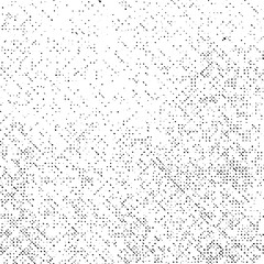 grunge dotted pattern overlay texture background, vector black and white old grungy design