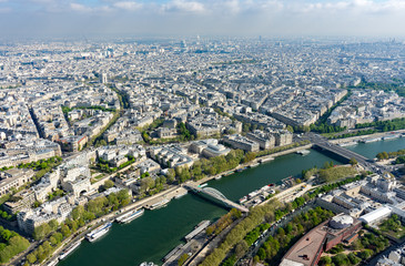Fototapeta na wymiar Paris - Stadtpanorama