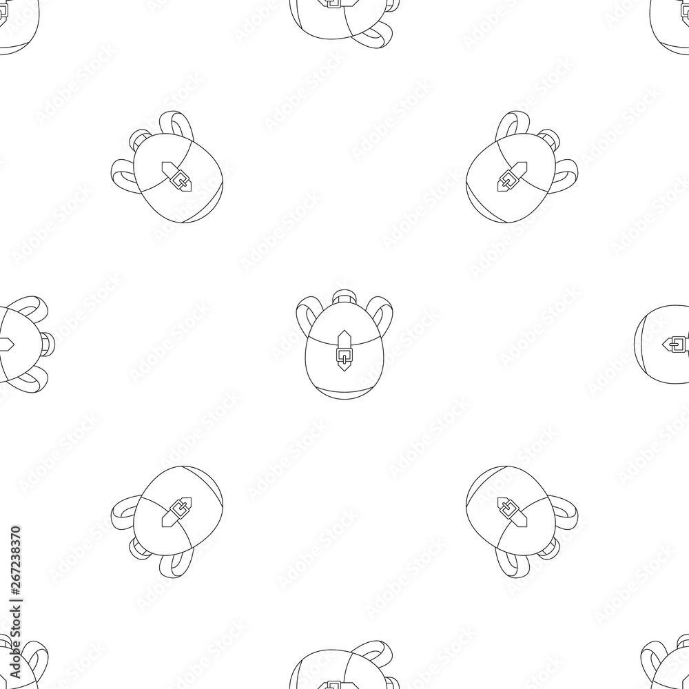 Poster rucksack pattern seamless vector repeat geometric for any web design