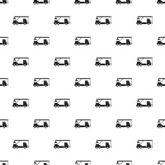 Truck crane pattern seamless vector repeat geometric for any web design