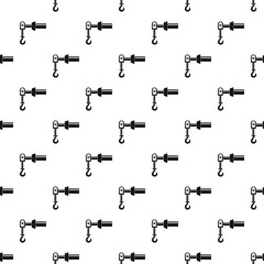 Hook crane pattern seamless vector repeat geometric for any web design