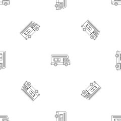 Motor house pattern seamless vector repeat geometric for any web design
