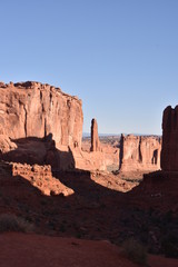 Fototapeta premium Canyonlands National Park, Utah. U.S.A. Beautiful landscape, pinyon and juniper pine, and red sandstone mountains