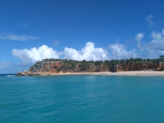 paysages de la mer caraibes