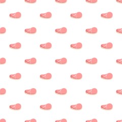 Tender steak pattern seamless vector repeat for any web design