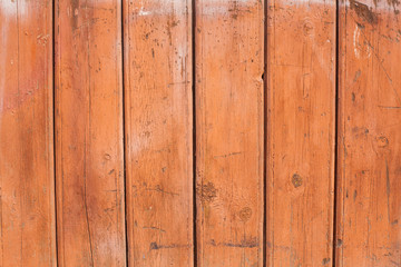 Fototapeta premium Orange Wooden Background, Wood Texture with paint