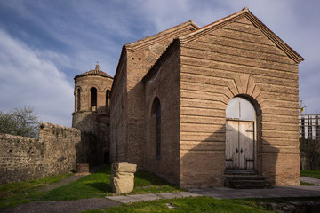 Fototapeta na wymiar chapel in fortress yard