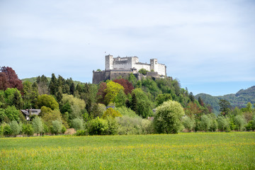 Fototapeta na wymiar Blick auf die Festung Hohensalzburg