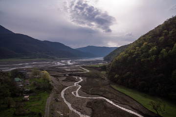 water stream in ananuri