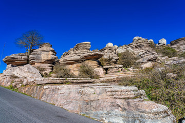 El Torcal de Antequera, Andalusia, Spain, near Antequera, province Malaga.