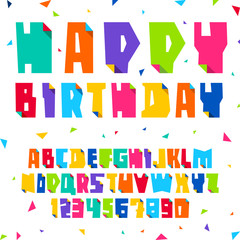 New Font paper with bent angle, new