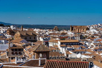Obraz premium View of the city of Antequera in Malaga, Andalusia, Spain