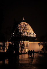 People walks at Moscow night