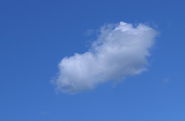 White cloud in the sky