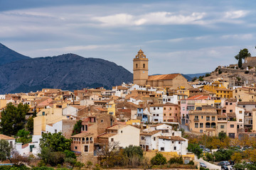 Obraz premium Idyllic old town Polop, Costa Blanca, Alicante, Spain