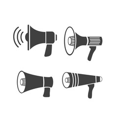 black speaker icons set