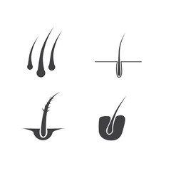 Fototapeta premium hair follicle treatment design