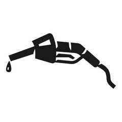 Petrol station pistol icon. Simple illustration of petrol station pistol vector icon for web design isolated on white background