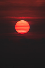 Beautiful sunrise at Singapore