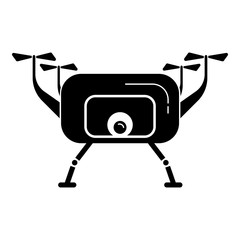 Wireless drone icon. Simple illustration of wireless drone vector icon for web design isolated on white background