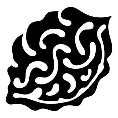 Peach seed icon. Simple illustration of peach seed vector icon for web design isolated on white background