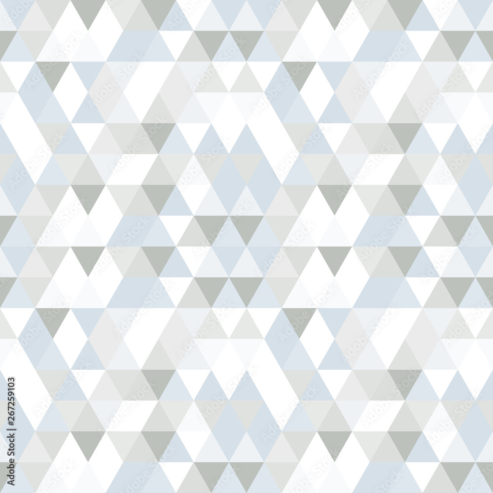 Aufkleber Triangles seamless pattern . Vector geometric background.