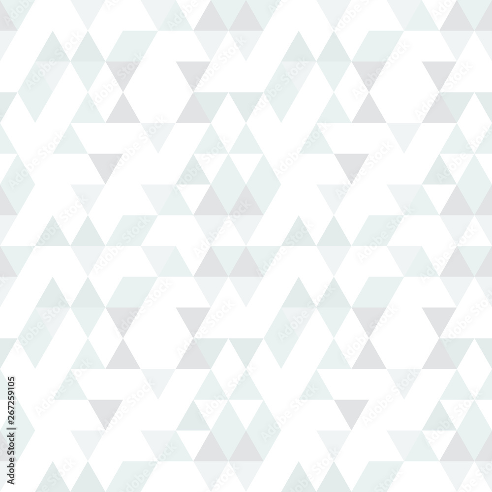 Aufkleber Triangles seamless pattern . Vector geometric background.