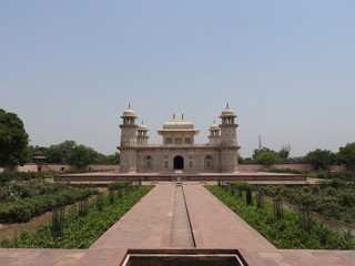 Fototapeta premium Tomb of Itimad-ud-Daul, little Taj Mahal, Agra, India.