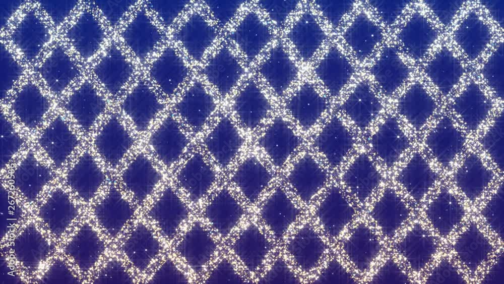 Wall mural beautiful abstract background of geometric patterns grid of glitter golden particles, for presentati